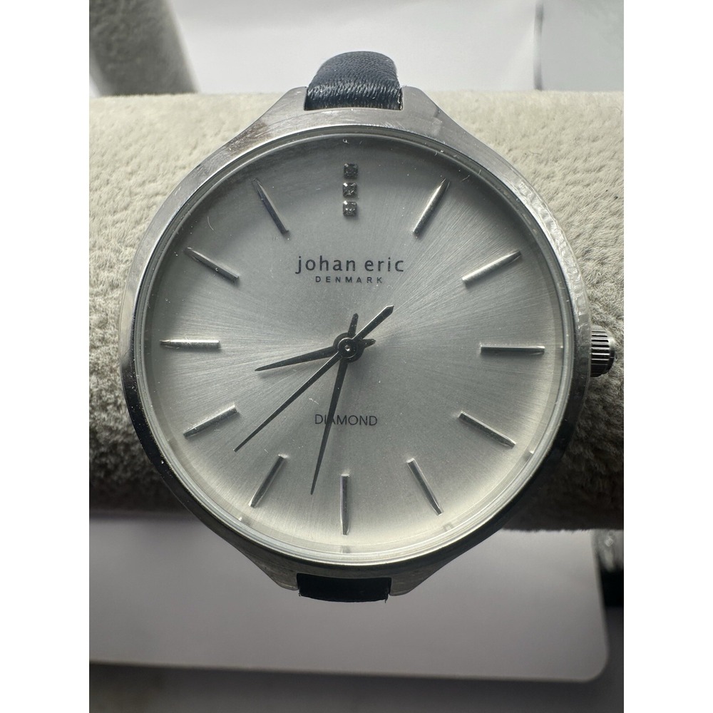 Johan Eric Ladies Watch New Battery 35MM 7.75" Leather Band A52